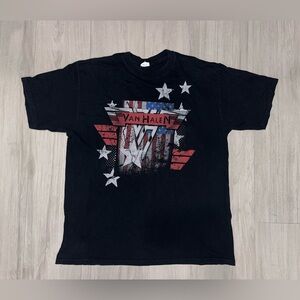 Van Halen Black Graphic Tee for Men